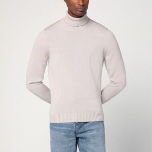 DRUMOHR Men's Classic Knit Turtleneck Sweater Men WHITE Sweaters & Cardigans